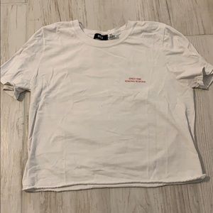 Only the strong survive crop top